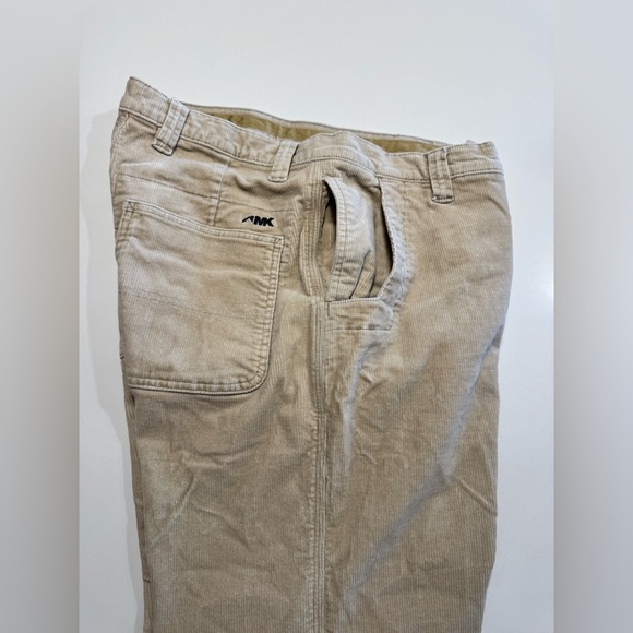 Mountain Khakis Tan Corduroy Pants Sz 34x35 Men's Baggy Straight Leg Durable - Picture 3 of 12